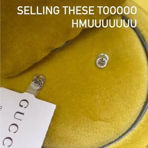 Gucci silver earrings